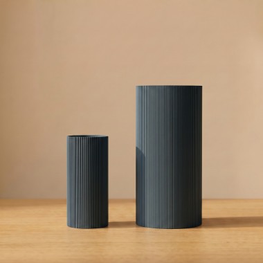 Lined Vase groß – wasserdicht, 3D-gedruckt