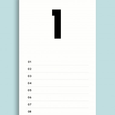 Geburtstagskalender Nr. 05 / immerwährend / frau rippe