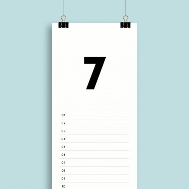 Geburtstagskalender Nr. 05 / immerwährend / frau rippe