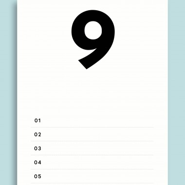 Geburtstagskalender Nr. 05 / immerwährend / frau rippe