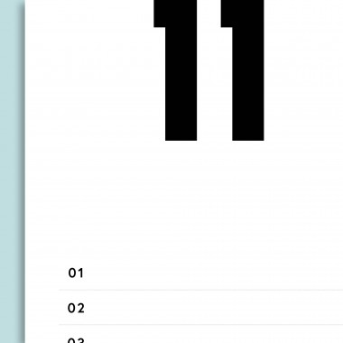 Geburtstagskalender Nr. 05 / immerwährend / frau rippe