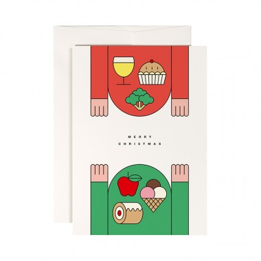 redfries set xmas4 – 4 Weihnachtskarten