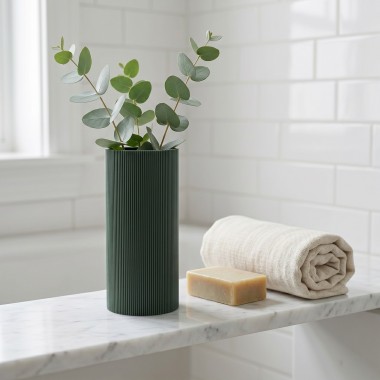Lined Vase klein – wasserdicht, 3D-gedruckt