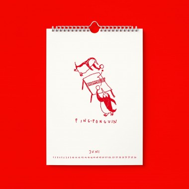 "Ich glaub ich Spinnguin! Schon 2026?!" Kalender by Gianluca Scigliano