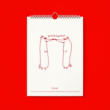 "Richtig auf Zackel durch 2026" Kalender by Gianluca Scigliano