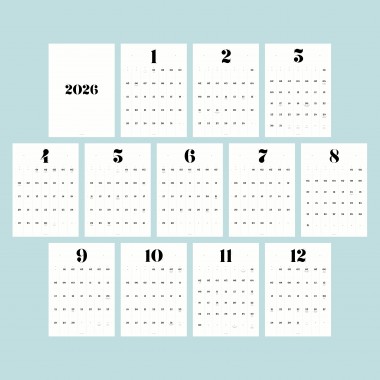 A3 Monatskalender Nr. 06 / ab sofort / frau rippe