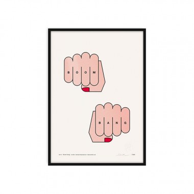 redfries boom bang riso – Kunstdruck DIN A3