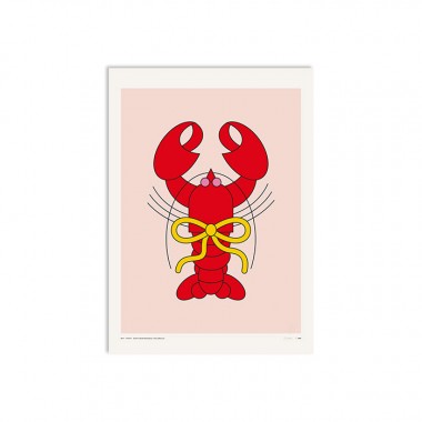 redfries lobster – Kunstdruck DIN B2