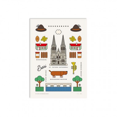 redfries regensburg – Kunstdruck DIN B2