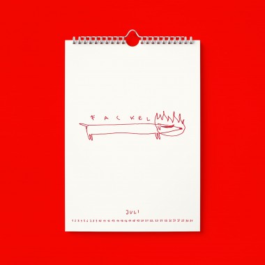 "Richtig auf Zackel durch 2026" Kalender by Gianluca Scigliano