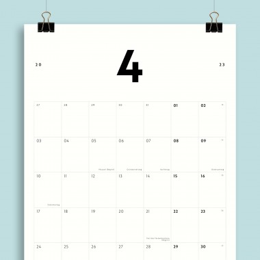 A4 Monatskalender Nr. 07 / ab sofort / frau rippe