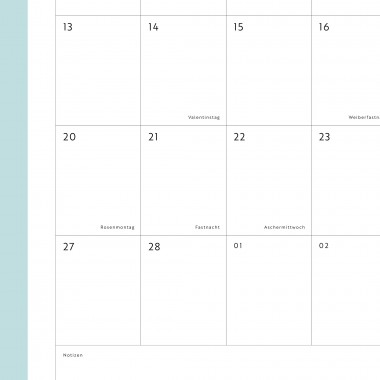 A4 Monatskalender Nr. 07 / ab sofort / frau rippe