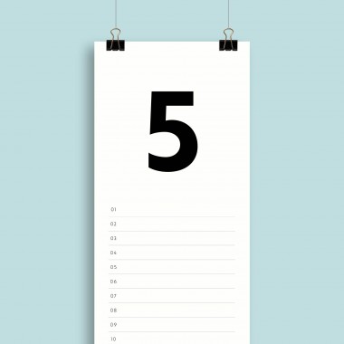 Geburtstagskalender Nr. 07/ immerwährend / frau rippe