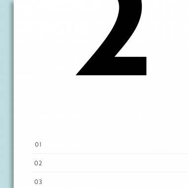 Geburtstagskalender Nr. 07/ immerwährend / frau rippe