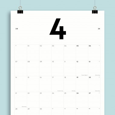 A3 Monatskalender Nr. 07 / ab sofort / frau rippe