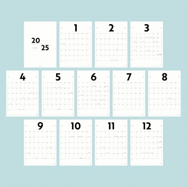 A4 Monatskalender Nr. 07 / ab sofort / frau rippe