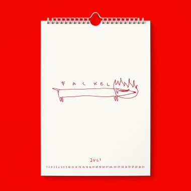 "Richtig auf Zackel durch 2026" Kalender by Gianluca Scigliano