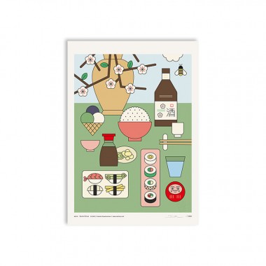 redfries konichiwa – Kunstdruck DIN A3