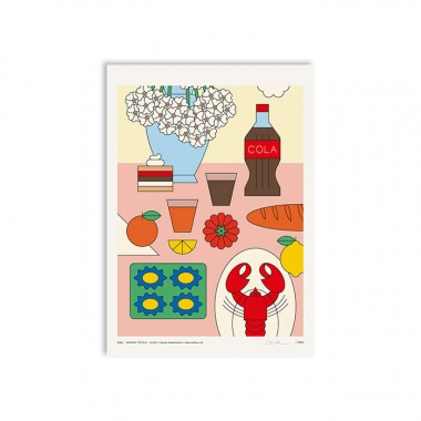 redfries summer breeze – Kunstdruck DIN A3