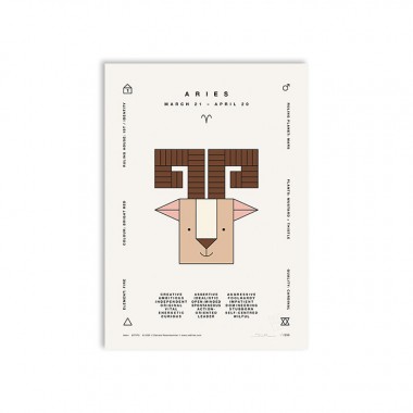 redfries aries a4 – Kunstdruck DIN A4
