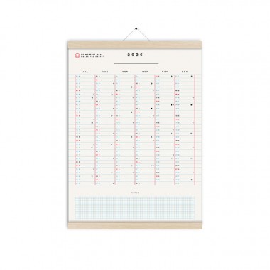 redfries future 2026 – Wandkalender DIN A3