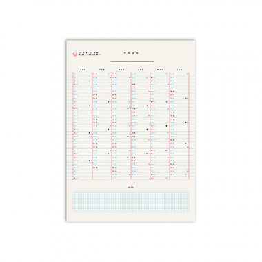 redfries future 2026 – Wandkalender DIN A3