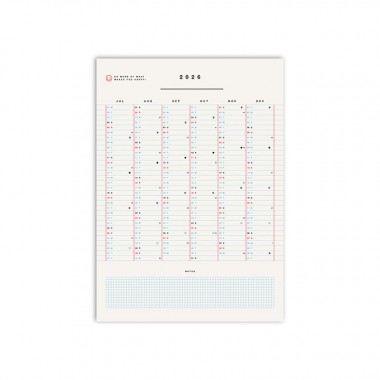 redfries future 2026 – Wandkalender DIN A3