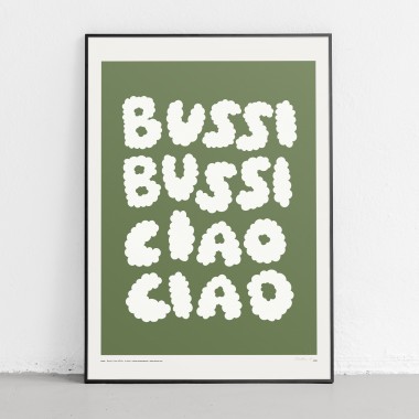 redfries bussi ciao olive – Kunstdruck DIN B2