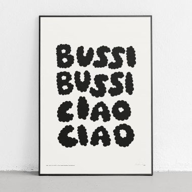 redfries bussi ciao white – Kunstdruck DIN B2
