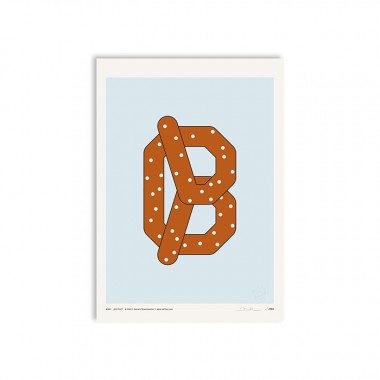 redfries pretzel – Kunstdruck DIN A3