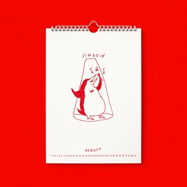 "Ich glaub ich Spinnguin! Schon 2026?!" Kalender by Gianluca Scigliano
