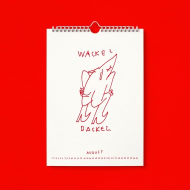 "Richtig auf Zackel durch 2026" Kalender by Gianluca Scigliano