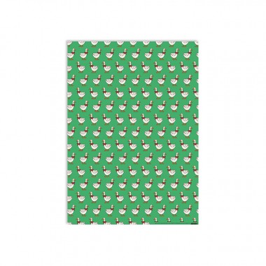 redfries wrap christmas geese – 6 Bögen Geschenkpapier