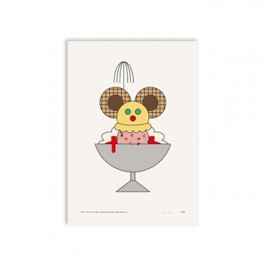 redfries mickey – Kunstdruck DIN A3