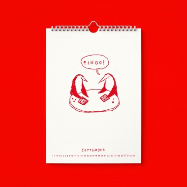 "Ich glaub ich Spinnguin! Schon 2026?!" Kalender by Gianluca Scigliano