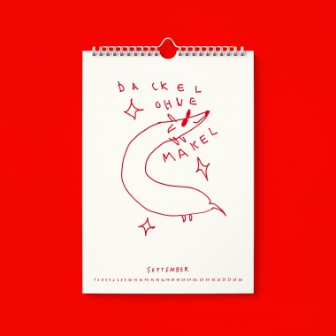 "Richtig auf Zackel durch 2026" Kalender by Gianluca Scigliano