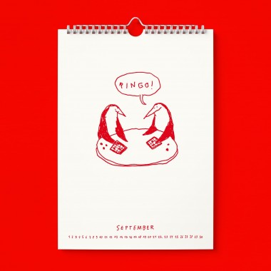 "Ich glaub ich Spinnguin! Schon 2026?!" Kalender by Gianluca Scigliano