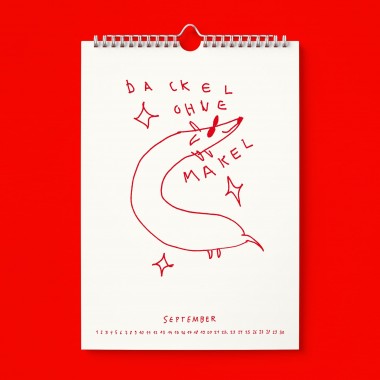 "Richtig auf Zackel durch 2026" Kalender by Gianluca Scigliano