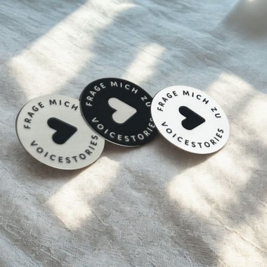 Audio-Sticker von Voicestories für ganz besondere Hochzeitserinnerungen "Beige"