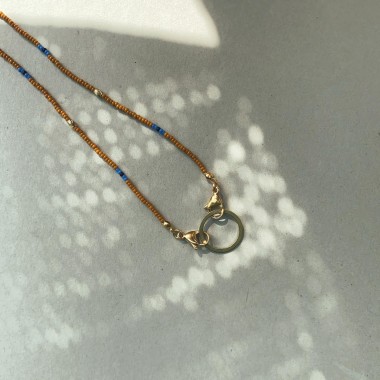IDA PING JEWELRY // Brillenkette aus Miyuki Glasperlen // Terra