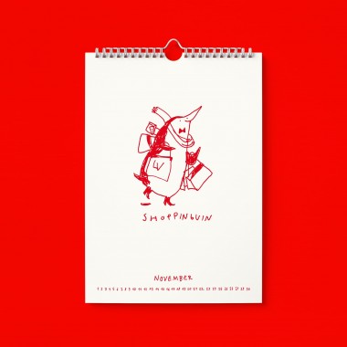 "Ich glaub ich Spinnguin! Schon 2026?!" Kalender by Gianluca Scigliano