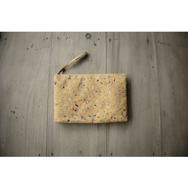  Kork-Laptop Hülle mit Farb-Akzenten, vegane MacBook Tasche 13 - 13.3 Zoll, wasserabweisend BY COPALA 