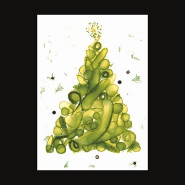 Salty – Set aus 6 Postkarten mit „herzhaften“  
weihnachtlichen Motiven