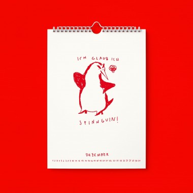 "Ich glaub ich Spinnguin! Schon 2026?!" Kalender by Gianluca Scigliano