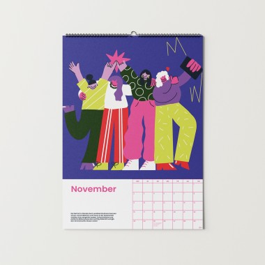 Girls in Motion Kalender 2026 - DIN A4 - 365 Tagen voller Gleichberechtigung, Female Empowerment & Vielfalt