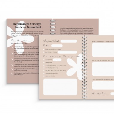 Zykluskalender – Zyklusplaner – Vorlage zum Ausfüllen – FINE FINE STUFF x memoboox