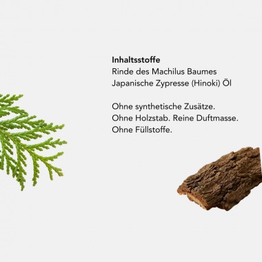 Natürliche Räucherstäbchen Forest Walk - Wald Duft aus Hinoki & Zypresse - Handgefertigt in Japan - noneedformore