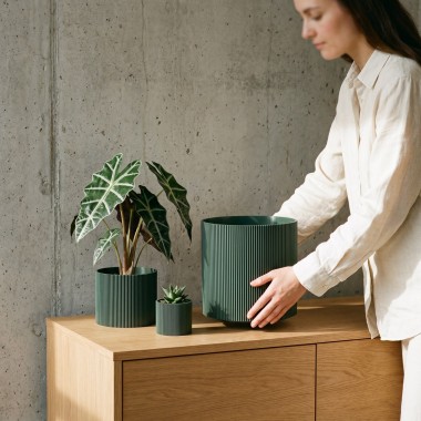 Lined Übertopf groß – 3D-gedruckt
