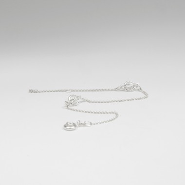 Jonathan Radetz Jewellery, Armband KISSKISS, Länge 17,5cm, Silber 925