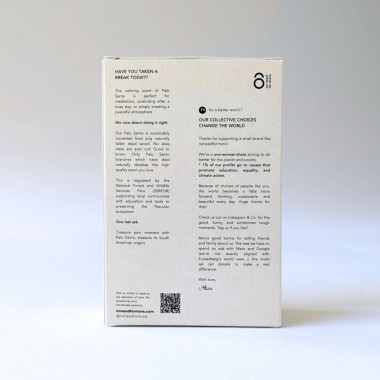Räucherset: Nachhaltiges Palo Santo Holz & 100% Weißer Salbei Räucherbündel Daily Reset - noneedformore
